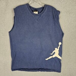 Vintage 90's Air Jordan Tank Top Mens Large Jumpman Logo Sleeveless Y2K‎